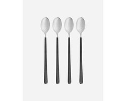 House Doctor Lange Lepels 4 Ox 4 stuks Zwart Zilver