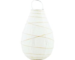 House Doctor Lantaarn / lampion Drop wit