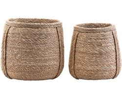 House Doctor - Manden Set 2 stuks Plant Naturel 27cm