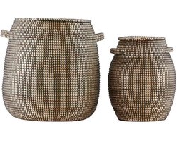 House Doctor Manden Set gevlochten Effect - zeegras