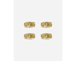 House Doctor - Napkin rings - HDRing - Golden