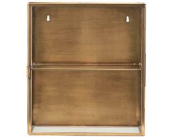 House Doctor Vitrinekast glas en messing
