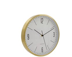 House Doctor Wandklok Hour goudkleurig 30 cm