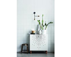 House Doctor Wandlamp Molecular 18cm Brons / Zwart