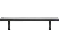House Doctor Wandplank Raw Zwart 22 x 22 x 100