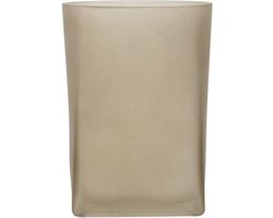House Doctor - Waxinelichthouder Made - Lichtbruin - maat L - Hoogte 20 cm - Dia 15 cm