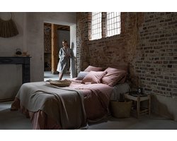 House in Style | Dekbedovertrek Coco marmer | incl. 1 kussensloop | 140-220 cm + (1) 60-70 cm | fijnste perkal katoen marble