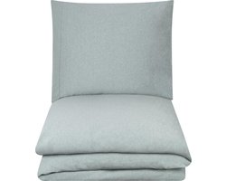 House in Style Luxe kussensloop Tumba Katoenen jersey, 50 x 80 cm, grijs