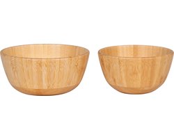 House Nordic - Bamboo Bowls - Set//2 - Bamboe schaaltjes - 15x7.5 en 13x7.5cm