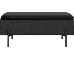 House-Nordic-Bankje-met-opbergruimte-Luna-zwart