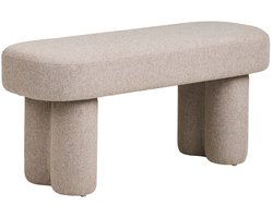 House Nordic Bankje Weston - Zand Stof - 95x45x36cm
