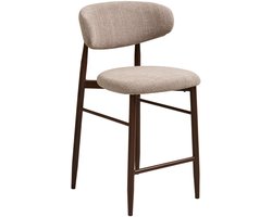 House Nordic Barstoel Levanto - Zand Hout - Set van 2