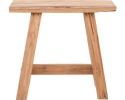 House Nordic - Bijzetbankje - Voetenbankje - Tuinbankje - Barcelona - Teak - 50cm
