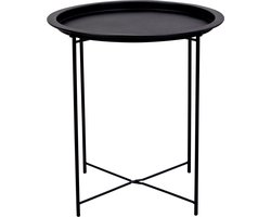 House-Nordic-Bijzettafel-Anne-rond-47-cm-zwart