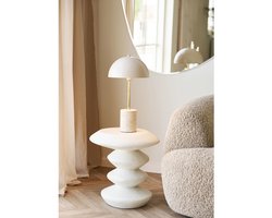 House Nordic Bijzettafel Blackburn - Rechthoek Wit - 39x43x45cm