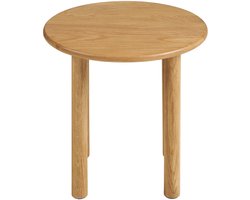 House Nordic Bijzettafel Jena - Rond Naturel Hout - Ø40x40cm