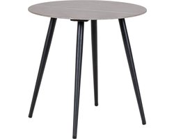 House Nordic Bijzettafel Lazio Keramiek Grijs Ø45cm
