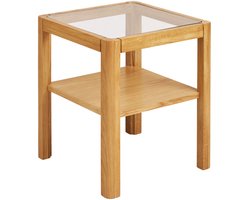 House Nordic Bijzettafel Lourmarin - Rond Naturel Hout - Ø40x45cm