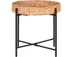 House Nordic Bijzettafel Naro Waterhyacint Rond Ø50cm