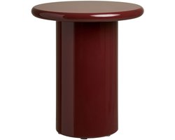 House Nordic Bijzettafel Otago - Rond Bordeaux - Ø45x50cm