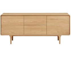 House Nordic Dressoir Darwin - Naturel Hout - 180x45x75cm