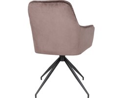 House-Nordic-Eetkamerstoel-Ava-draaibaar-paddenstoelkleurig