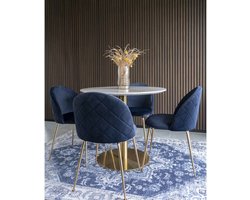 House Nordic Eetkamertafel Bolzano Marmerlook Ø90cm