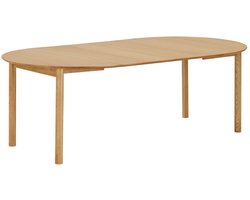 House Nordic Eettafel Bundaberg - Rechthoek - Eiken Fineer - Uitschuifbaar 120/220cm - 4-6 Personen