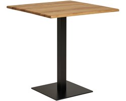 House Nordic Eettafel Lignano - 70x70x75cm - Eiken/Metaal - Naturel