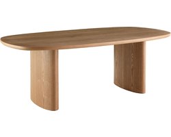 House Nordic Eettafel Serra - Deens Ovaal - 210cm - Naturel