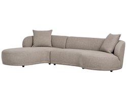 House Nordic Kingston Bruin 2-Zits + Chaise Lounge Links