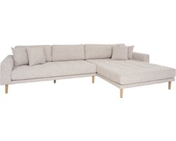 House Nordic Lido Beige 2,5-Zits Hoekbank Rechts