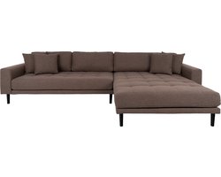 House Nordic Lido Bruin 2,5-Zits Hoekbank Rechts