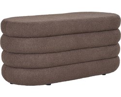 House Nordic Opbergbank Dartford - Bruin - Stof - 103x45x44cm