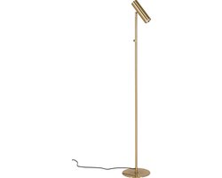 House Nordic Parijs - staande vloerlamp LED - messing goud-look - industrieel - H 150cm