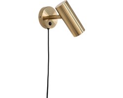 House Nordic Parijs - wandlamp LED - messing goud-look - industrieel