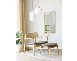 House Nordic Plafondlamp Argalo - Wit Glas - Ø20x38cm