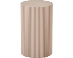 House Nordic Sidetable Farense - MDF - Beige/Grijs - Ø30cm
