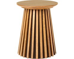 House Nordic Sidetable Osaka - Ø40x50cm - Eikenfineer - Naturel