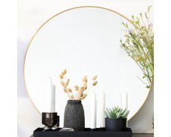 House-Nordic-Spiegel-Daisy-rond-messing