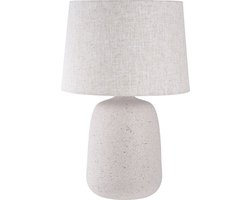 House Nordic Tafellamp Croft - Keramiek - Beige - 30x30x47cm