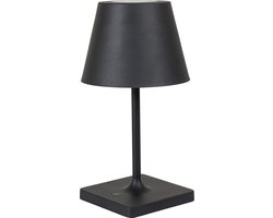 House Nordic Tafellamp Dean LED Zwart Oplaadbaar