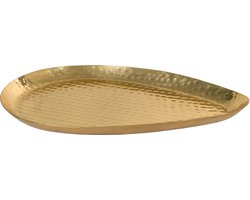House Nordic - Tray - Dienblad - Plateau - Goud - Aluminium - 37x28x2cm