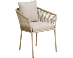 House Nordic Tuinstoel Salerno - Zand - Set van 4