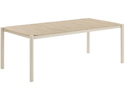 House Nordic Tuintafel Abela - Rechthoek Naturel - 200x100x74cm