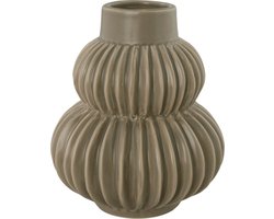 House Nordic - Vaas - Grijs - Keramiek - Ø13,5 x 16 cm