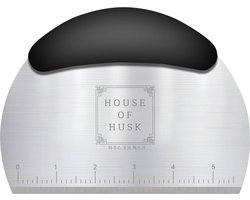 House of Husk RVS Deegschraper - Deegsnijder - Groentesnijder - Deegsnijder - Pizzasnijder - Cake en Taart Schraper - Keukenschraper - Deegsteker