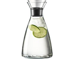 House of Husk Schenkkan - Glazen Waterkan - Waterkaraf voor Fruitwater - Multifunctionele Decanteer Karaf - Kan met Deksel - 1.8L