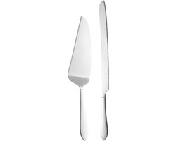 House of Husk Taartmes en Taartschep Set - Zilver - Taartsnijder - Cakemes - Cakesnijder - 2 Stuks