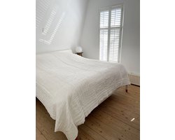 House of India - Kingsize bedsprei, quilt en/of deken - Wit